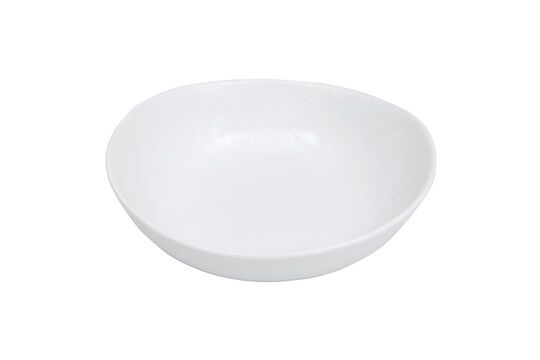 Weiße Suppenschüssel Porcelino