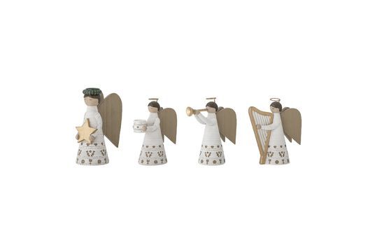 Weißer Kerzenhalter Abba
