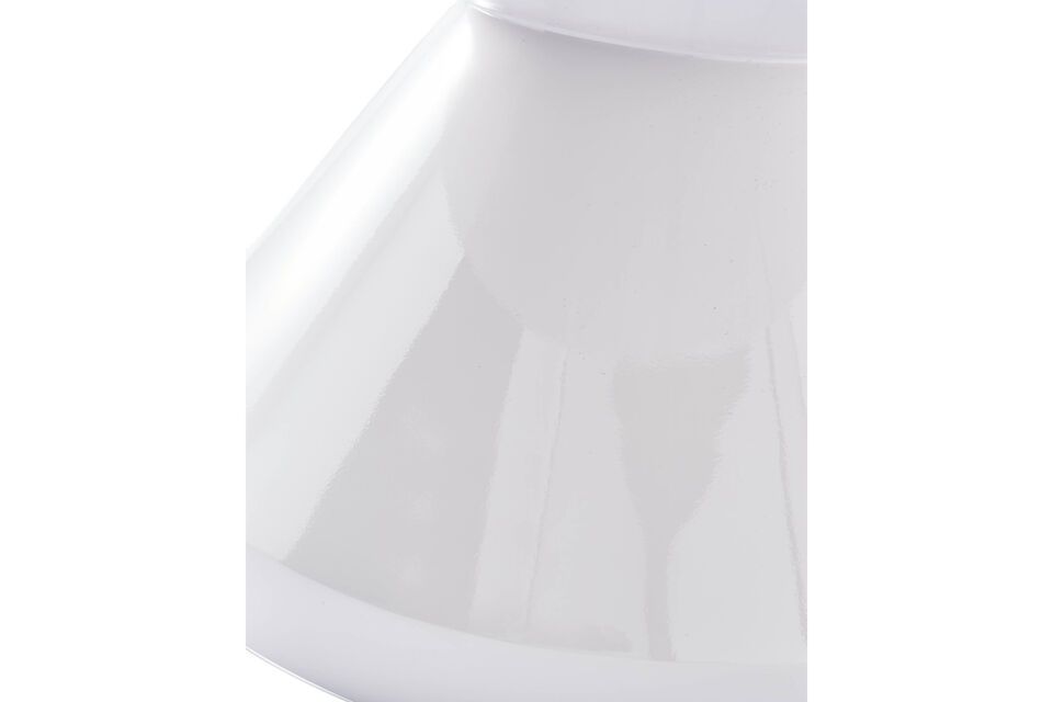 Weißer Polyester-Couchtisch Zig Zag - 7